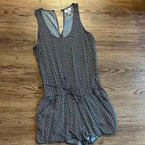 Old Navy Black and White Romper
